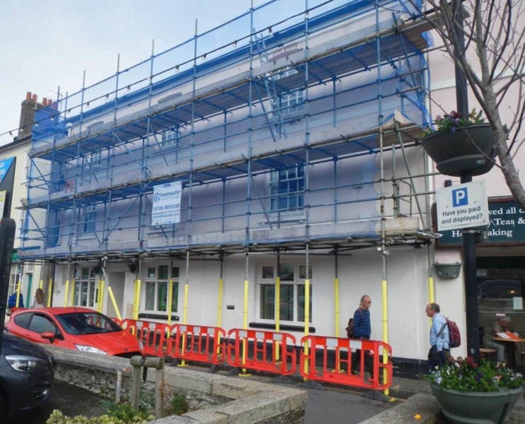 Commercial scaffolding by Hewaswater Commercial Scaffolding Services Cornwall